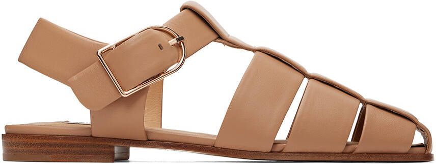 Gabriela Hearst Beige Lynn Sandals - Picture 4