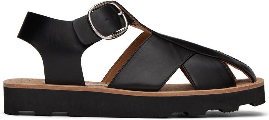 Gabriela Hearst Black Horatio Sandal - Picture 5