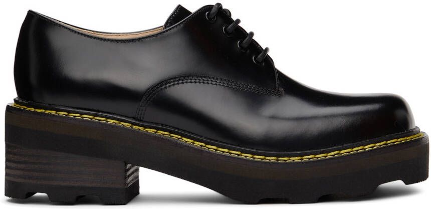 Gabriela Hearst Black Tera Brogue Oxfords - Picture 4
