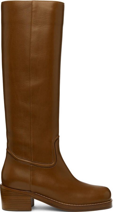Gabriela Hearst Brown Marion Boots - Picture 2