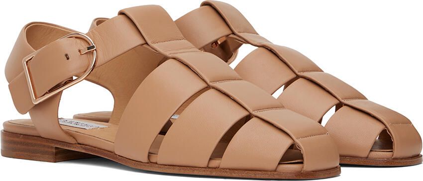 Gabriela Hearst Beige Lynn Sandals - Picture 2