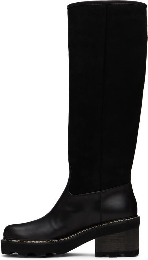 Gabriela Hearst Black Shearling Vylos Boots - Picture 2