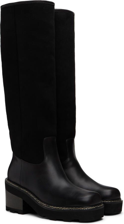 Gabriela Hearst Black Shearling Vylos Boots - Picture 3