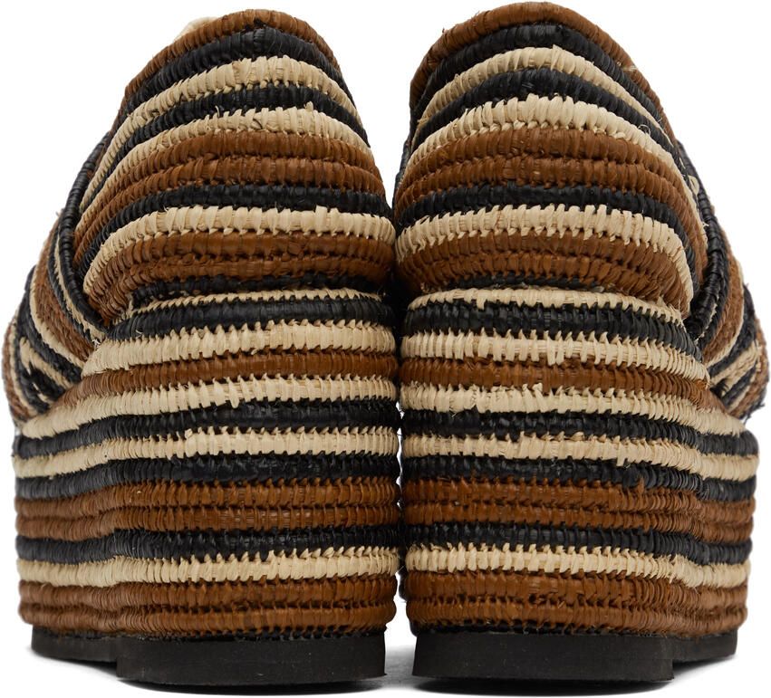 Gabriela Hearst Brown & Black Clergerie Edition Diamond Platform Derbys