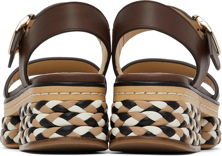 Gabriela Hearst Brown Leather Sandals