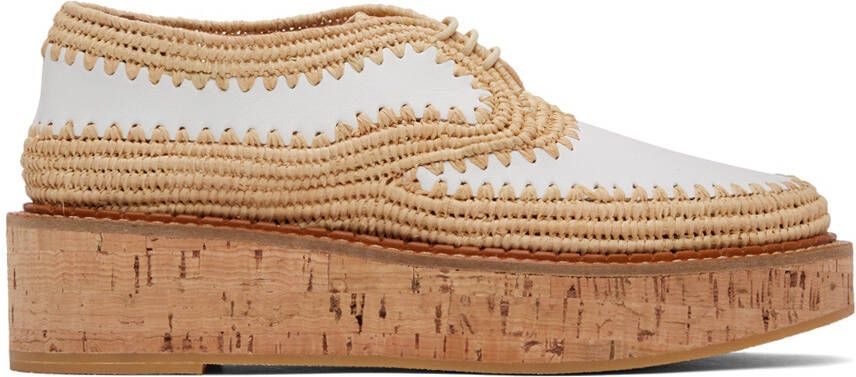 Gabriela Hearst White Clergerie Edition Louis Brogues - Picture 5