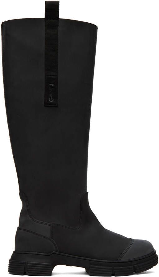 GANNI Black Country Chelsea Boots - Picture 2
