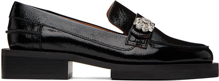 GANNI Black Jewel Loafers - Picture 5