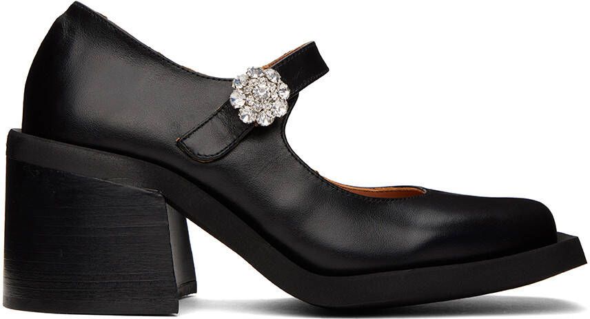 GANNI Black Mary Jane Heels