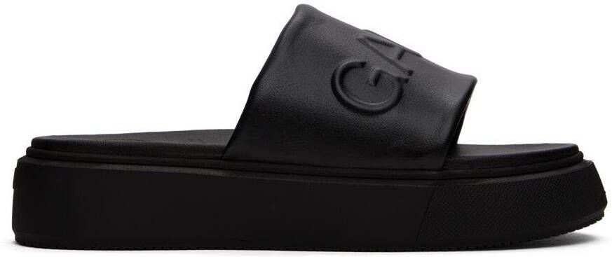 GANNI Black Sporty Mix Sandals - Picture 10