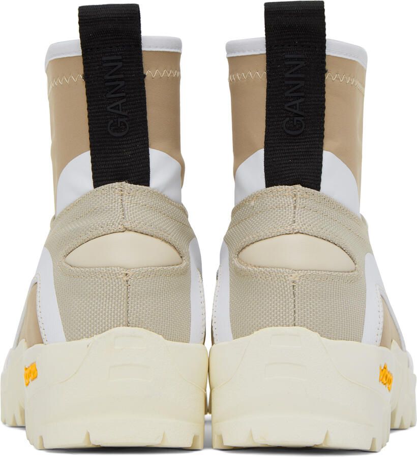 GANNI Beige Performance Sneakers