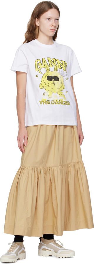 GANNI Beige Performance Sneakers - Picture 4