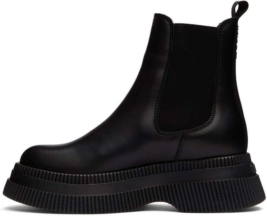 GANNI Black Creepers Chelsea Boots - Picture 4