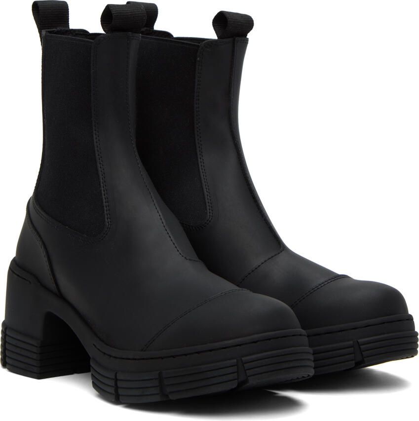 GANNI Black City Boots
