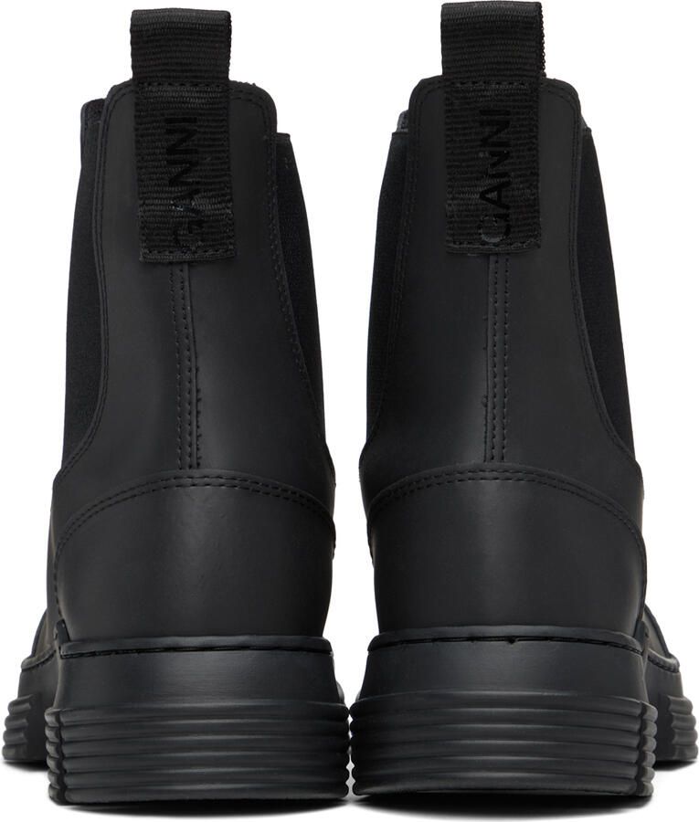 GANNI Black City Chelsea Boots