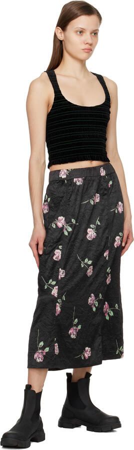 GANNI Black City Chelsea Boots - Picture 4