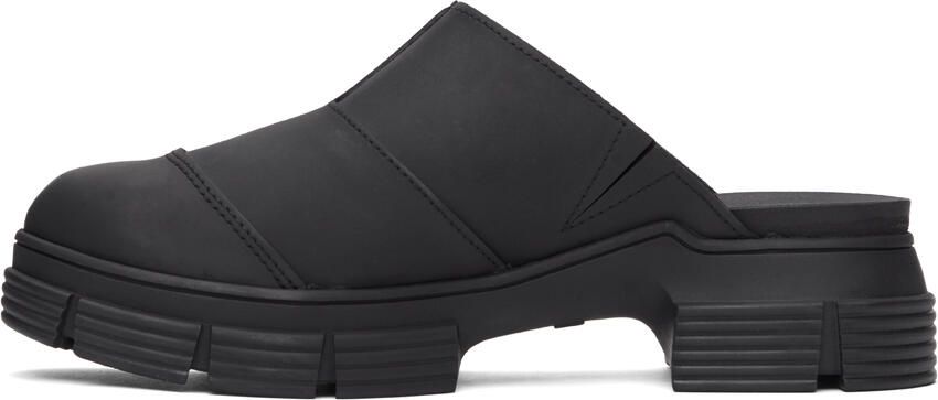 GANNI Black City Slippers - Picture 3