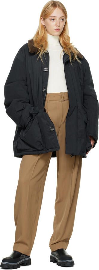 GANNI Black Cleated Chelsea Boots - Picture 4