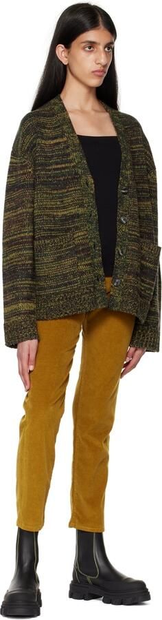 GANNI Black Cleated Mid Chelsea Boots - Picture 4