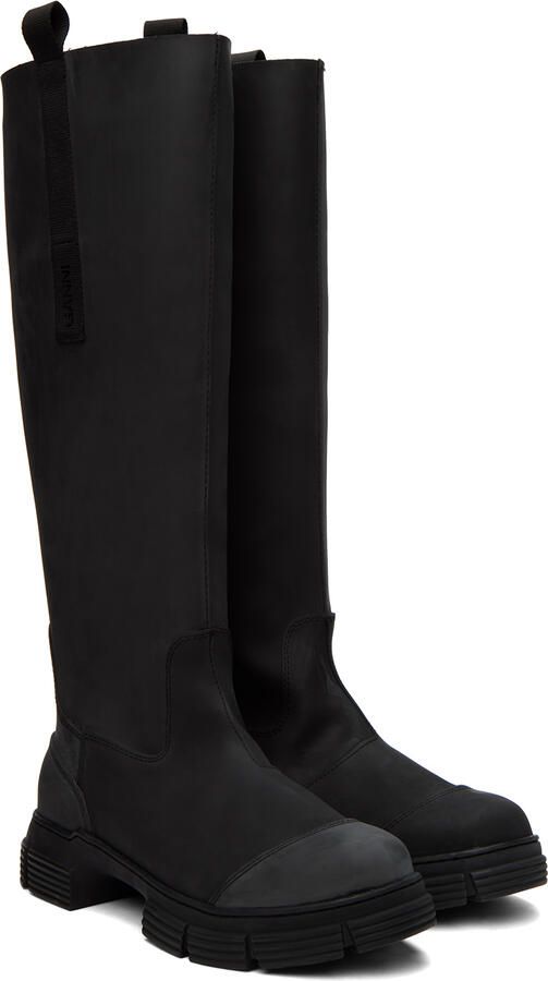 GANNI Black Country Chelsea Boots - Picture 3