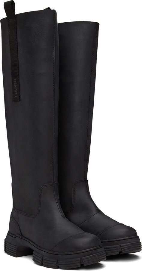 GANNI Black Country Chelsea Boots - Picture 4