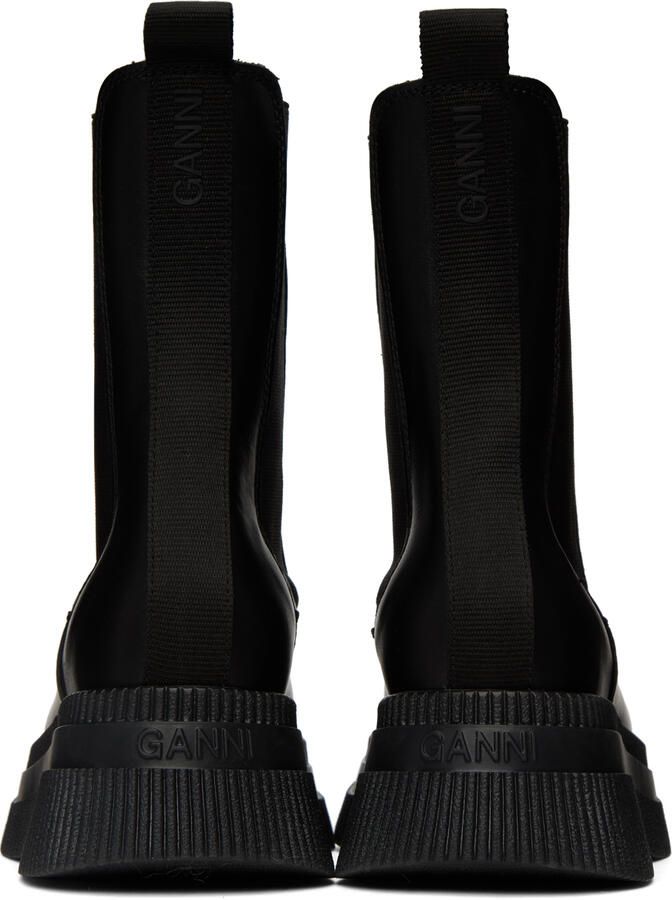 GANNI Blue Creepers Chelsea Boots - Picture 6