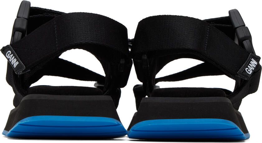 GANNI Black Perfor ce Sandals - Picture 2