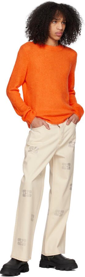 GANNI Black Cleated Low Chelsea Boots - Picture 6