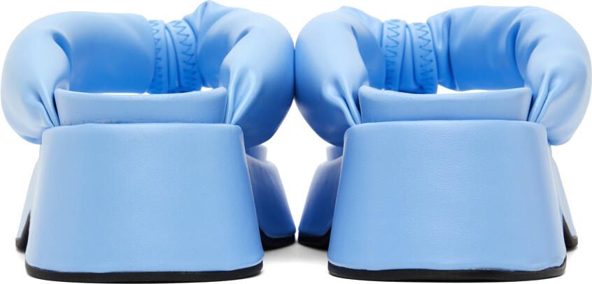 GANNI Blue Retro Thong Platform Sandals