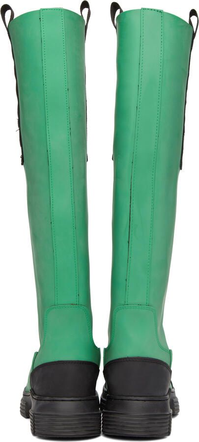 GANNI Green Country Boots - Picture 5