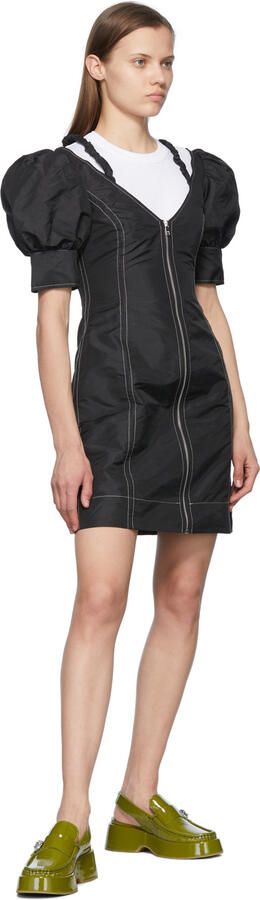 GANNI Green Retro Slingback Platform Loafers - Picture 4