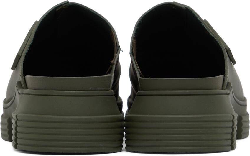 GANNI Khaki City Slippers
