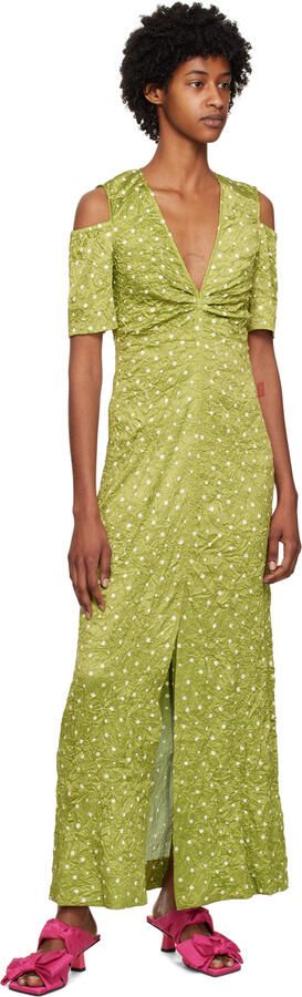 GANNI Pink Soft Bow Mules - Picture 4