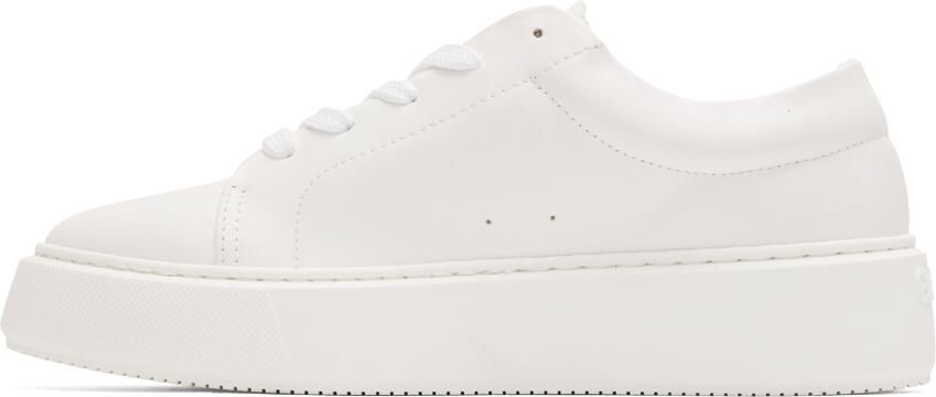 GANNI White Sporty Sneakers - Picture 2