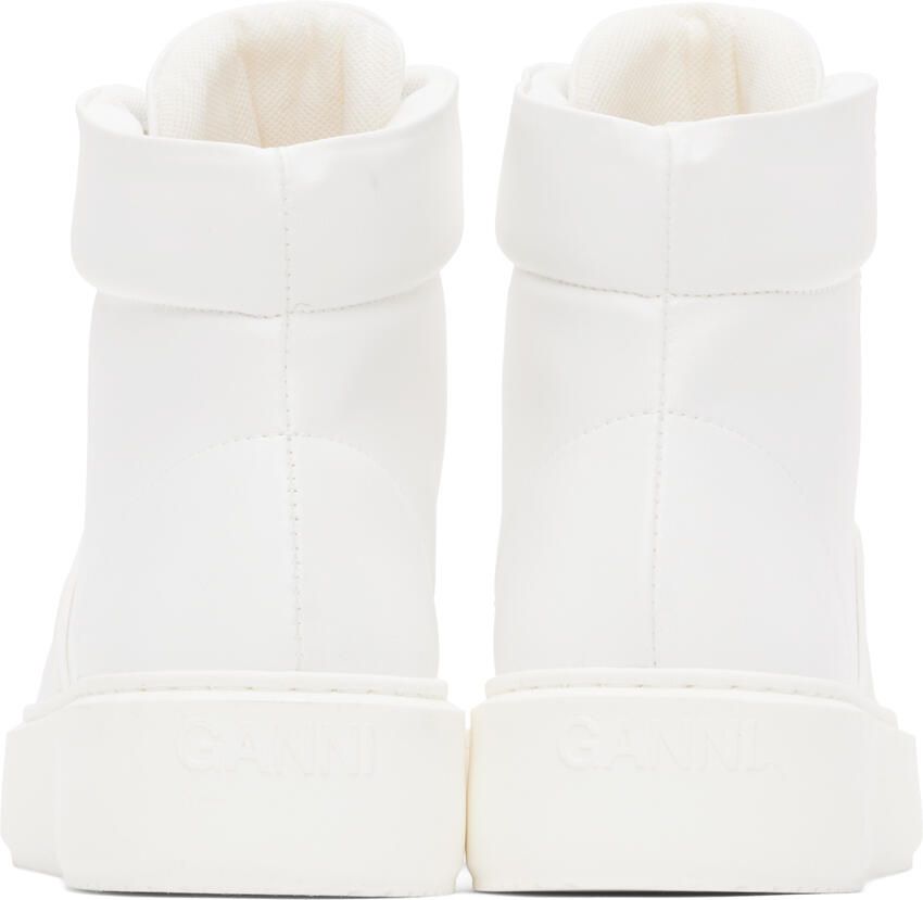 GANNI White Sporty Sneakers