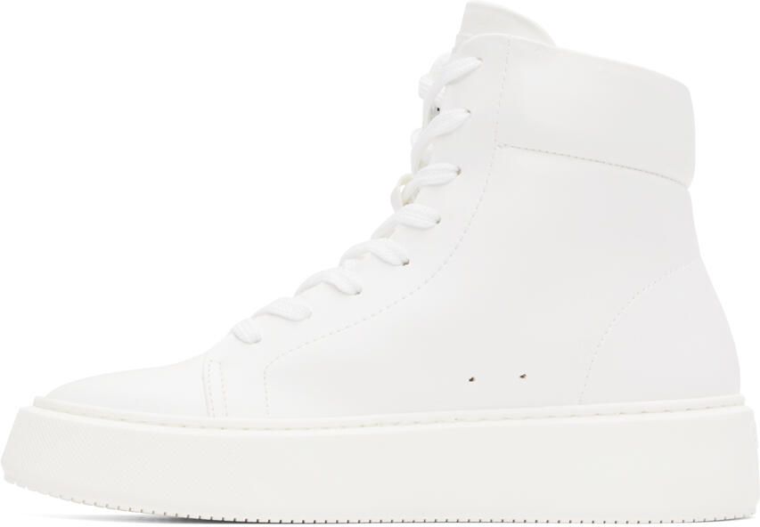 GANNI White Sporty Sneakers - Picture 3