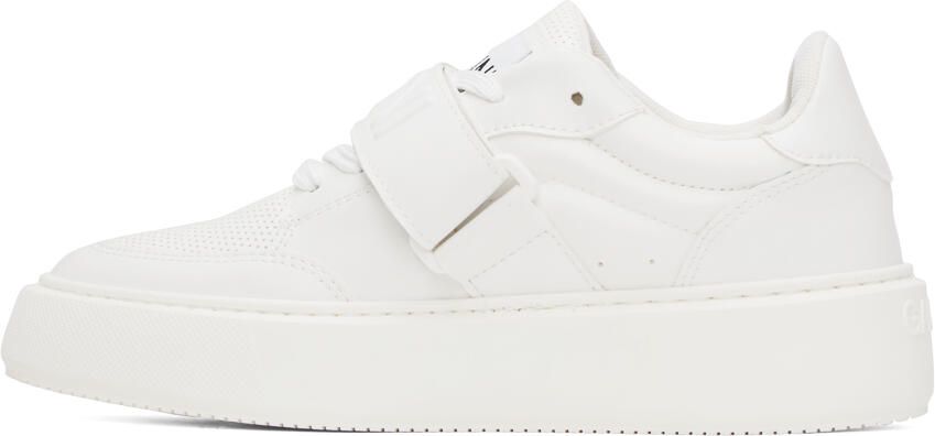 GANNI White Sporty Sneakers - Picture 3