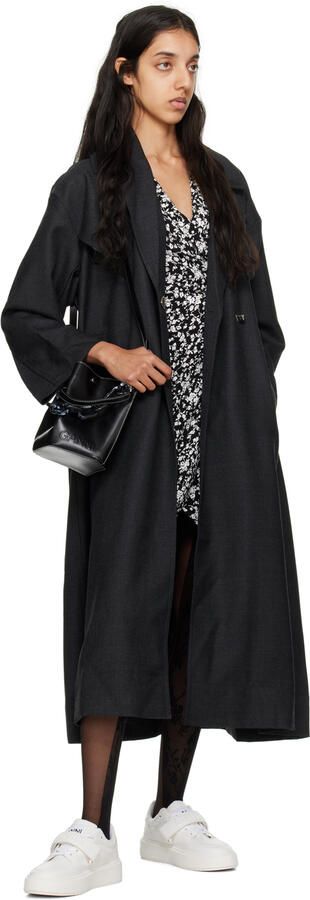 GANNI White Sporty Sneakers - Picture 4