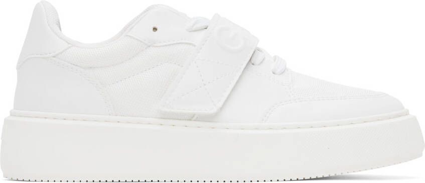 GANNI White Sporty Mix Sneakers - Picture 5