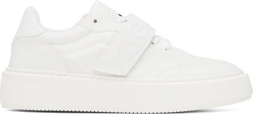 GANNI White Sporty Sneakers - Picture 5