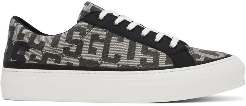 GCDS Black & Off-White Monogram Sneakers - Picture 4