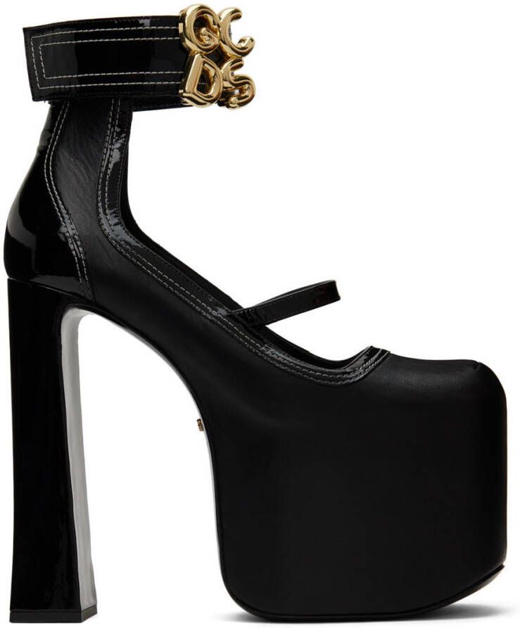 GCDS Black Divine Heels - Picture 4
