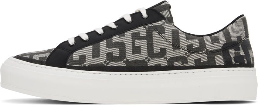 GCDS Black & Off-White Monogram Sneakers - Picture 3