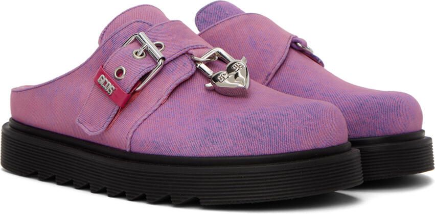 GCDS Pink Bleached Mules - Picture 2
