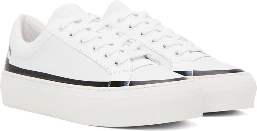 GCDS White Logo Sneakers - Picture 2