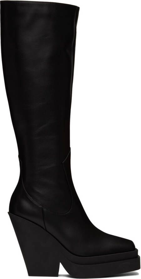 GIABORGHINI Black Gia 14 Boots - Picture 3