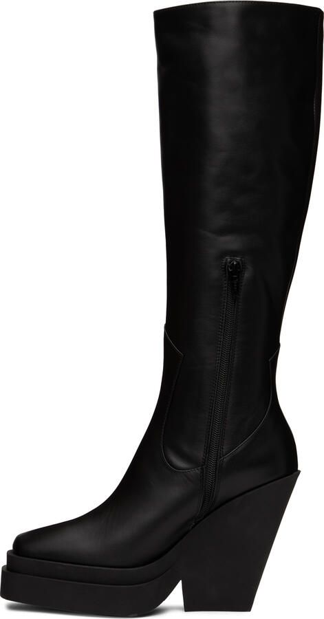 GIABORGHINI Black Gia 14 Boots - Picture 2