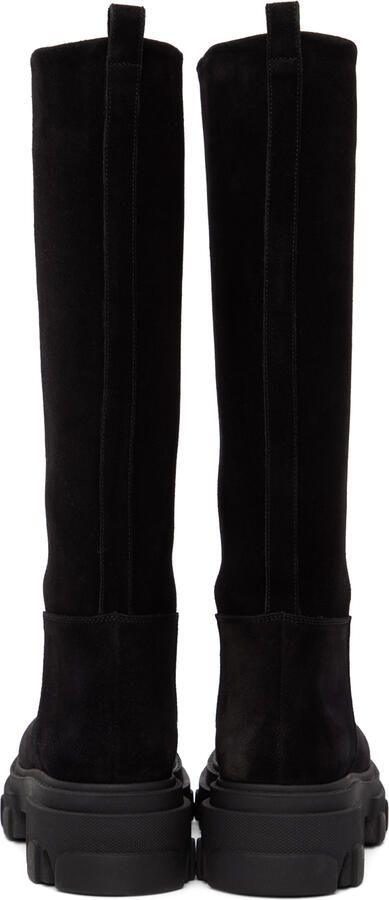 GIABORGHINI Black Perni 07 Suede Boots - Picture 4