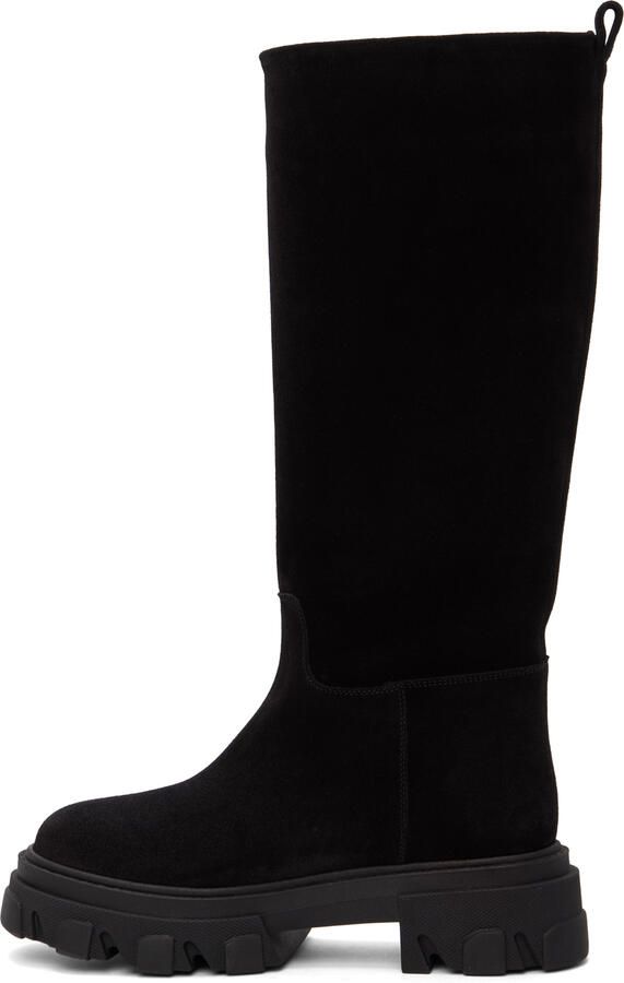 GIABORGHINI Black Perni 07 Suede Boots - Picture 2