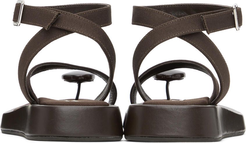 GIABORGHINI Brown GIA RHW Rosie 18 Sandals
